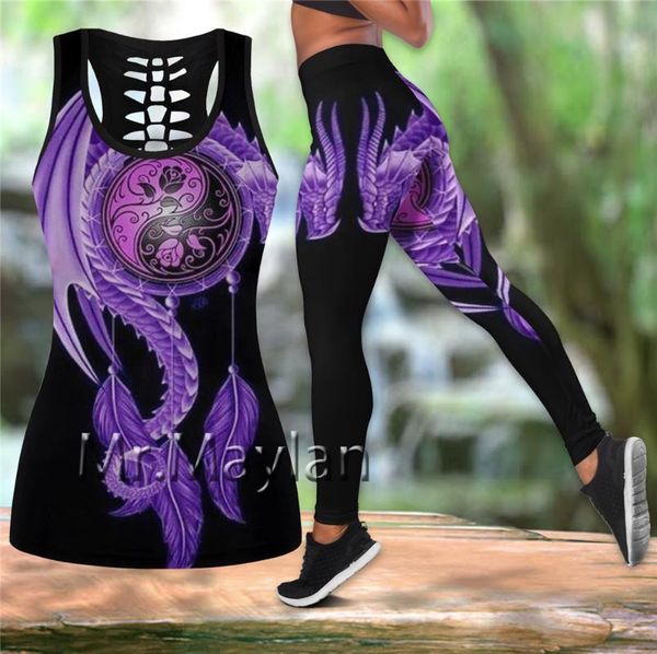women's leggings 3d digital printed purple dragon hollow tankwomen vest girls fashion tank clothes ropa mujer oversized drop s, Black
women's leggings 3d digital printed purple dragon hollow tankwomen vest girls fashion tank clothes ropa mujer oversized drop s, Black