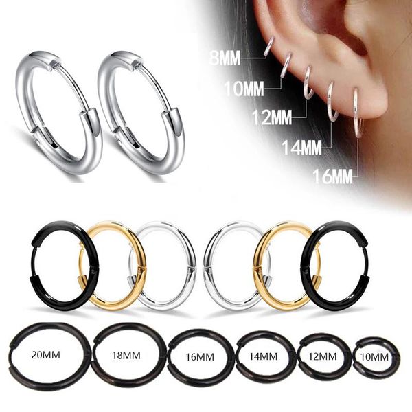 hoop & huggie fashion glossy geometry round circle stainless steel earrings for women kolczyki damskie ear men pendientes mujer, Golden;silver
hoop & huggie fashion glossy geometry round circle stainless steel earrings for women kolczyki damskie ear men pendientes mujer, Golden;silver