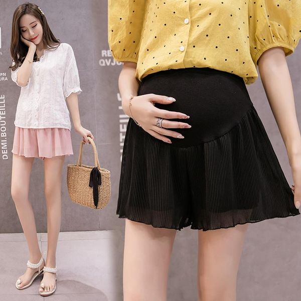 maternity bottoms 8812# leisure pants easy matching chiffon shorts support abdomen elastic for pregnant women trousers, White
maternity bottoms 8812# leisure pants easy matching chiffon shorts support abdomen elastic for pregnant women trousers, White