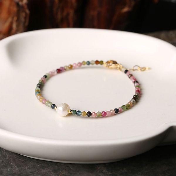 faceted colorful tourmaline beaded bracelets women natural pearl amethyst strawberry quartz gemstones party beach jewelr, Black
faceted colorful tourmaline beaded bracelets women natural pearl amethyst strawberry quartz gemstones party beach jewelr, Black