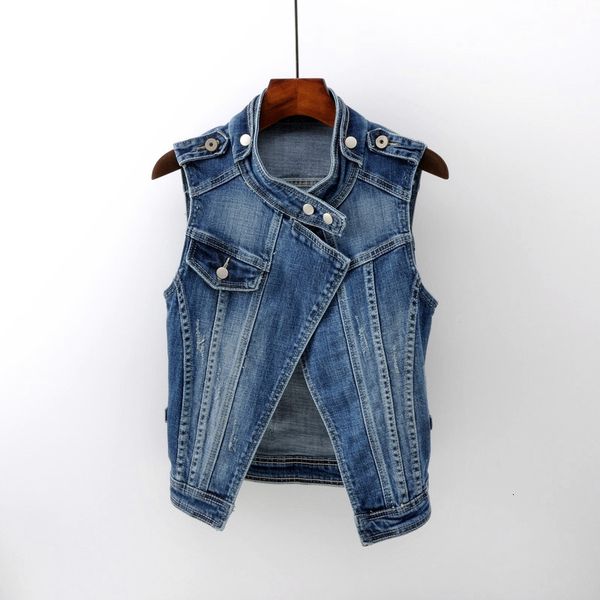 jacket plus size loose short denim vest women waistcoat korean casual elasticity cardigan sleeveless jacket female vintage jeans vests, Black;brown
jacket plus size loose short denim vest women waistcoat korean casual elasticity cardigan sleeveless jacket female vintage jeans vests, Black;brown