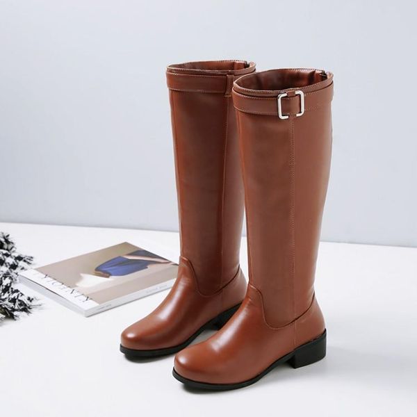 boots big size 9 10 11-15 women woman winter shoes botas belt buckle back zip, Black
boots big size 9 10 11-15 women woman winter shoes botas belt buckle back zip, Black