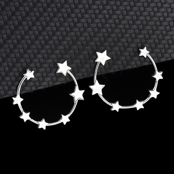 stud s925 sterling silver interval pentagram star zirconia earrings girls simple and versatile temperament jewelry, Golden;silver
stud s925 sterling silver interval pentagram star zirconia earrings girls simple and versatile temperament jewelry, Golden;silver