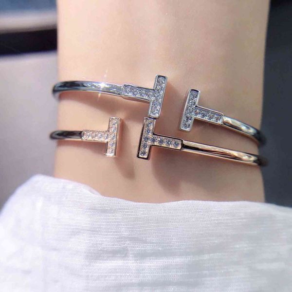 korean version double t letter opening micro diamond bracelet unique dign bracelets jewelry accsori xb068, Golden;silver
korean version double t letter opening micro diamond bracelet unique dign bracelets jewelry accsori xb068, Golden;silver