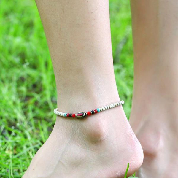 anklets handmade tibetan round charm leg for women bohemian small beaded chain ankle bracelet anklet foot jewelry, Red;blue
anklets handmade tibetan round charm leg for women bohemian small beaded chain ankle bracelet anklet foot jewelry, Red;blue