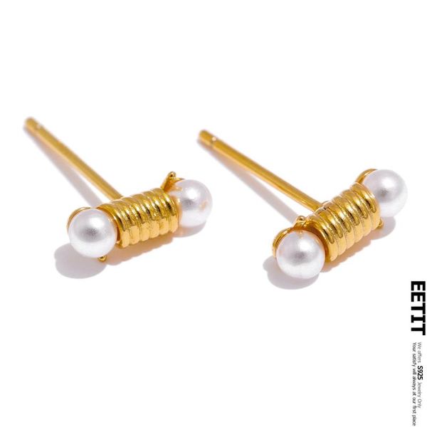 stud eetit 100% 925 sterling silver imitation pea ear studs geometric metal statement earrings exquisite jewelry for women gift 2021, Golden;silver
stud eetit 100% 925 sterling silver imitation pea ear studs geometric metal statement earrings exquisite jewelry for women gift 2021, Golden;silver