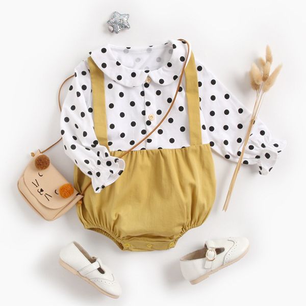 spring autumn born baby girls wave point long sleeve clothes rompers fake two piece toddler triangle jumpsuits 210429, Blue
spring autumn born baby girls wave point long sleeve clothes rompers fake two piece toddler triangle jumpsuits 210429, Blue