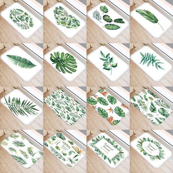 tropical green palm leaf monstera pattern 40*60cm door mat coral velvet carpet rubber indoor floor mats non-anti-slip rug 48223 carpets
tropical green palm leaf monstera pattern 40*60cm door mat coral velvet carpet rubber indoor floor mats non-anti-slip rug 48223 carpets