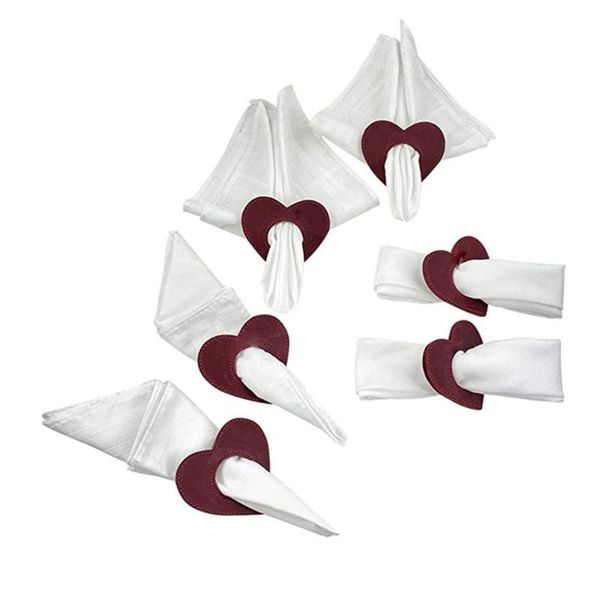 napkin rings 10 / pcs korean pu leather ring heart el tableware european family western restaurant deduction
napkin rings 10 / pcs korean pu leather ring heart el tableware european family western restaurant deduction