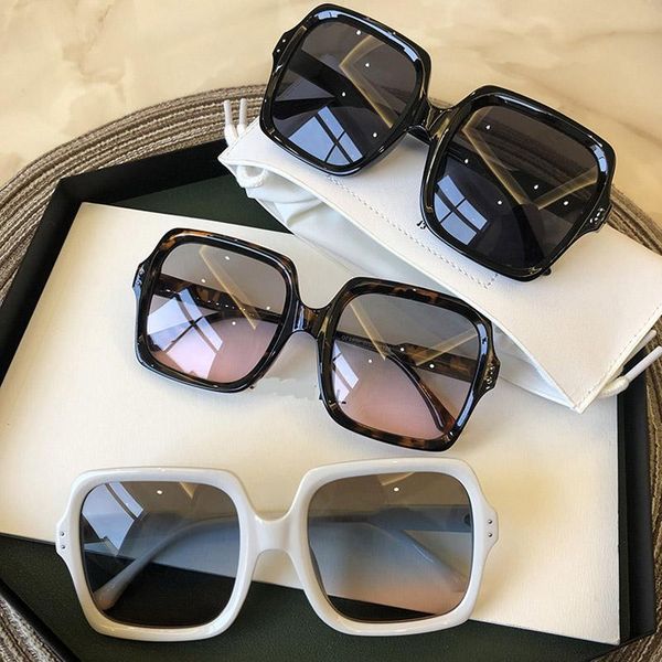 fashion brand designer square sunglasses women 2021 big frame vintage gradient lens sun glasses female eyewear oculos, White;black
fashion brand designer square sunglasses women 2021 big frame vintage gradient lens sun glasses female eyewear oculos, White;black