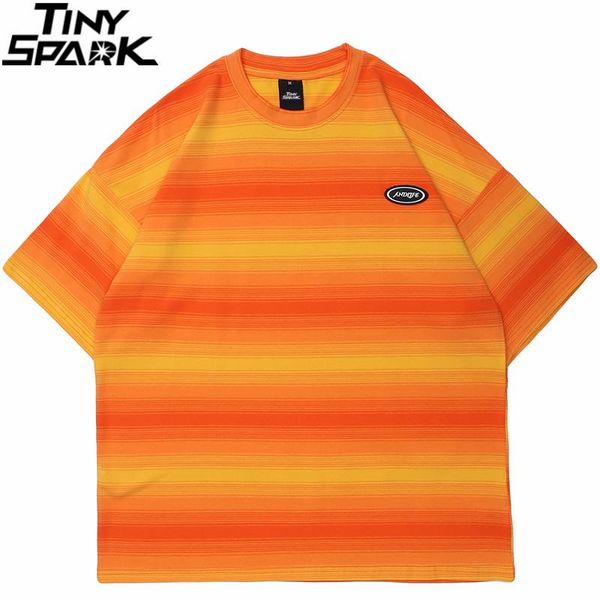 men's t-shirts hip hop streetwear harajuku t shirt 2021 men gradient striped print t-shirt cotton casual short sleeve tshirt gray tees, White;black
men's t-shirts hip hop streetwear harajuku t shirt 2021 men gradient striped print t-shirt cotton casual short sleeve tshirt gray tees, White;black