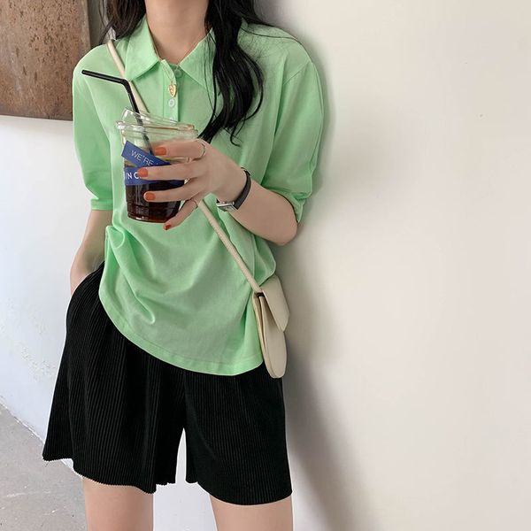3 colors summer korean breif style soild color puff short sleeve tshirts womens loose casual tees shirt femme (x1460) 210423, White
3 colors summer korean breif style soild color puff short sleeve tshirts womens loose casual tees shirt femme (x1460) 210423, White