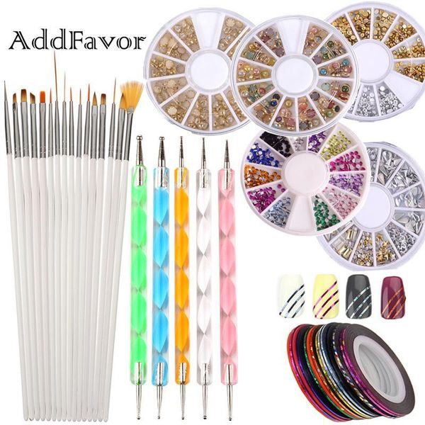 addfavor nail art tools set manicure beauty kit 10pcs rhinestones rolls dotting pen 3d glitter nails crystal decoration1
addfavor nail art tools set manicure beauty kit 10pcs rhinestones rolls dotting pen 3d glitter nails crystal decoration1
