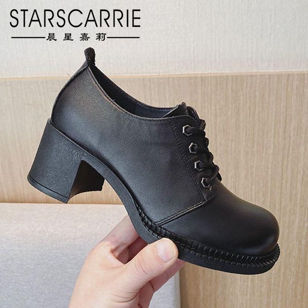 dress shoes small leather women's 2021 spring versatile black thick heel work sole british style lace up single
dress shoes small leather women's 2021 spring versatile black thick heel work sole british style lace up single