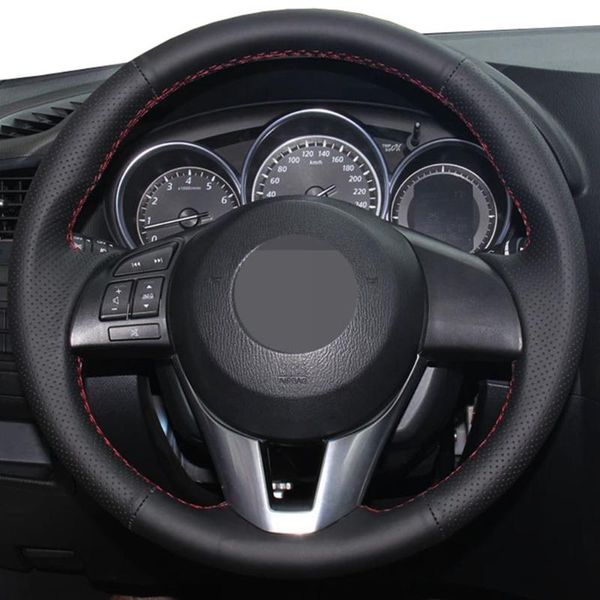 steering wheel covers diy black genuine leather car accessories cover for 3 axela 6 atenza 2 cx-3 cx-5 scion ia
steering wheel covers diy black genuine leather car accessories cover for 3 axela 6 atenza 2 cx-3 cx-5 scion ia