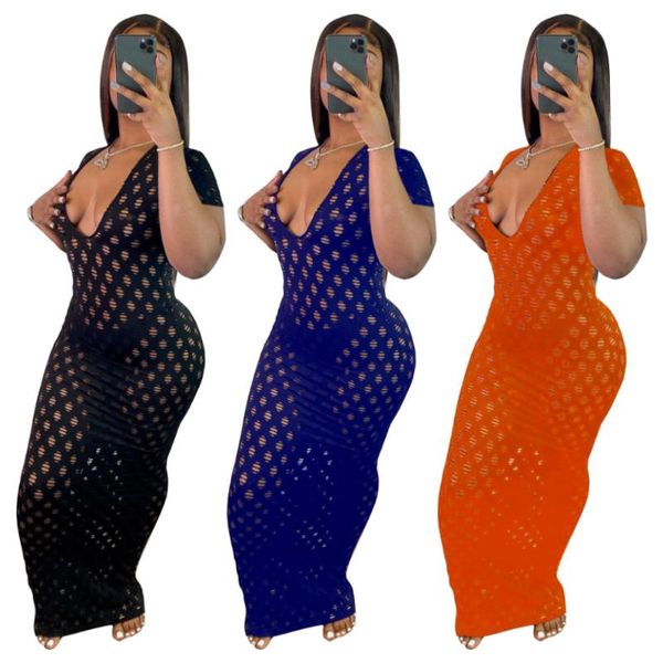 casual dresses ky3051 fashion hollow out solid color u neck low cut short sleeve ladies woman summer maxi, Black;gray
casual dresses ky3051 fashion hollow out solid color u neck low cut short sleeve ladies woman summer maxi, Black;gray
