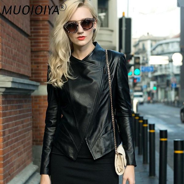 women's leather & faux natural real sheepskin coat genuine jacket women motorcycle ladies slim fit outwear female plus size spring autu, Black
women's leather & faux natural real sheepskin coat genuine jacket women motorcycle ladies slim fit outwear female plus size spring autu, Black