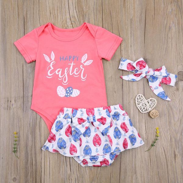 clothing sets 0-18m cute infant baby girl easter letter short sleeve romper cartoon print bow shorts+headband 3pcs, White
clothing sets 0-18m cute infant baby girl easter letter short sleeve romper cartoon print bow shorts+headband 3pcs, White