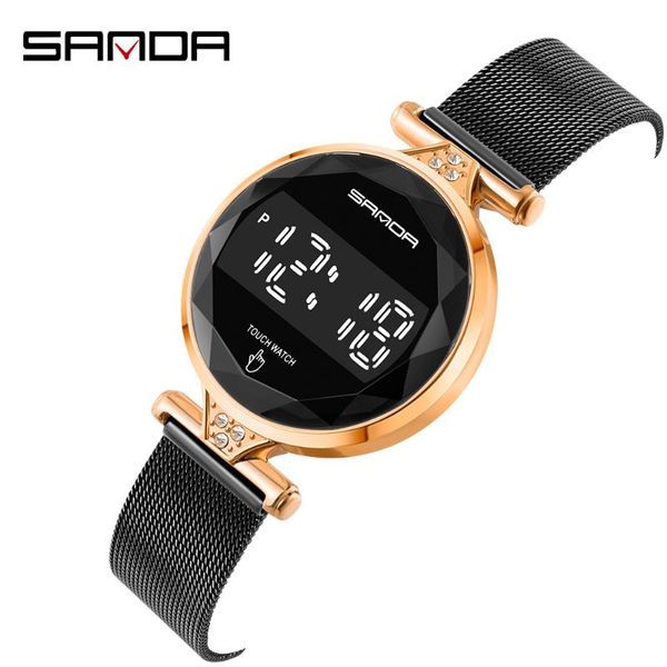 wristwatches sanda touch screen sports watches women led digital sport ladies wristwatch luxury mesh steel strap fashion clock montre femme, Slivery;brown
wristwatches sanda touch screen sports watches women led digital sport ladies wristwatch luxury mesh steel strap fashion clock montre femme, Slivery;brown