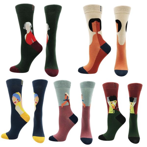 socks & hosiery 2021 mid-tube female creative abstract character landscape high-quality fashion, Black;white
socks & hosiery 2021 mid-tube female creative abstract character landscape high-quality fashion, Black;white
