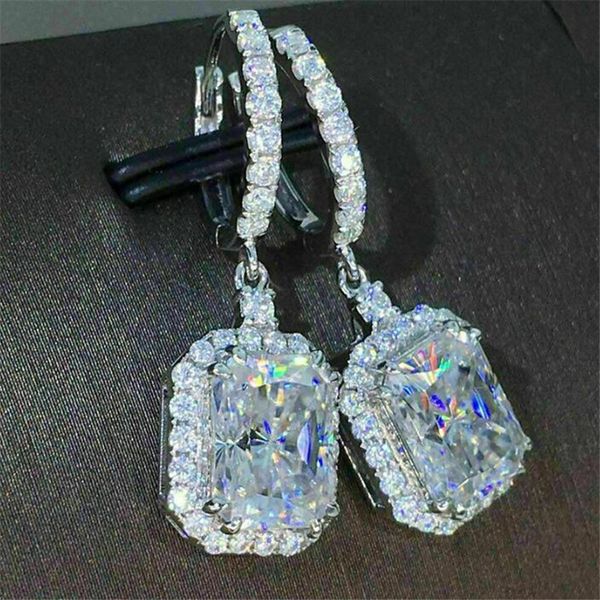 luxury jewelry dangle earrings brand unique 925 sterling silver princess cut white z cz diamond gemstones eternity women wedding drop earrin
luxury jewelry dangle earrings brand unique 925 sterling silver princess cut white z cz diamond gemstones eternity women wedding drop earrin