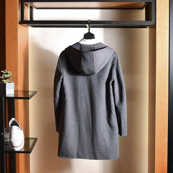 men's wool & blends men brand medium-long fashion woolen coat autumn winter street zipper hooded overcoat grey preppy casual full sleev, Black
men's wool & blends men brand medium-long fashion woolen coat autumn winter street zipper hooded overcoat grey preppy casual full sleev, Black