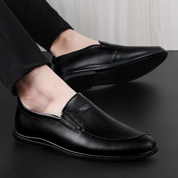 dress shoes summer men casual genuine leather loafers breathable moccasins slip on italian boat plus size 37-45, Black
dress shoes summer men casual genuine leather loafers breathable moccasins slip on italian boat plus size 37-45, Black
