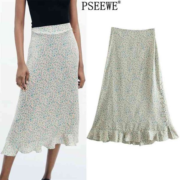 women's skirts floral print long summer vintage ruffle high waist midi women cottagecore woman 210519, Black
women's skirts floral print long summer vintage ruffle high waist midi women cottagecore woman 210519, Black