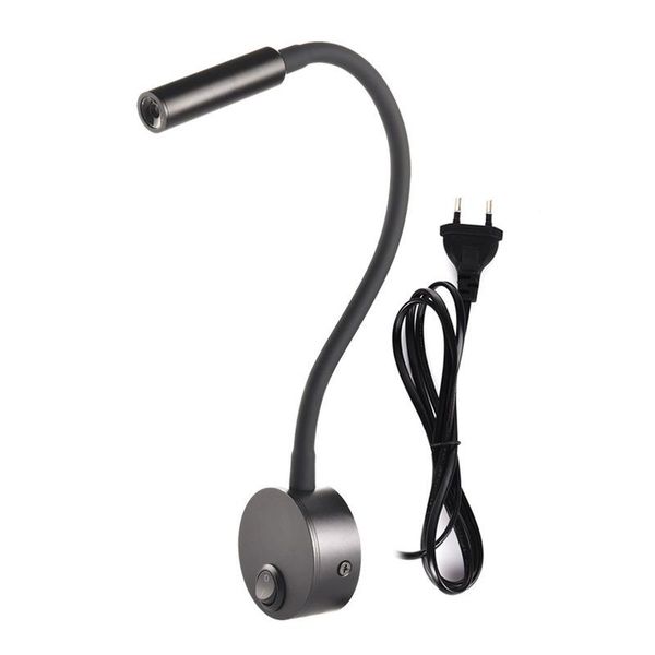 wall lamp lmaps sconces clamp light 3w bedroom on/off switch white silver black flexible gooseneck home bedside reading lights
wall lamp lmaps sconces clamp light 3w bedroom on/off switch white silver black flexible gooseneck home bedside reading lights
