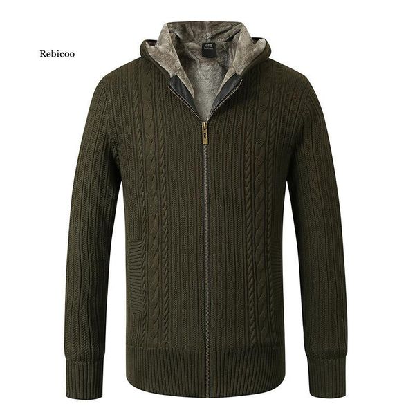 men's sweaters winter men knitted cardigan thick warm male slim fit cashmere fleece sweater zipper hooded coat plus size 5xl, White;black
men's sweaters winter men knitted cardigan thick warm male slim fit cashmere fleece sweater zipper hooded coat plus size 5xl, White;black