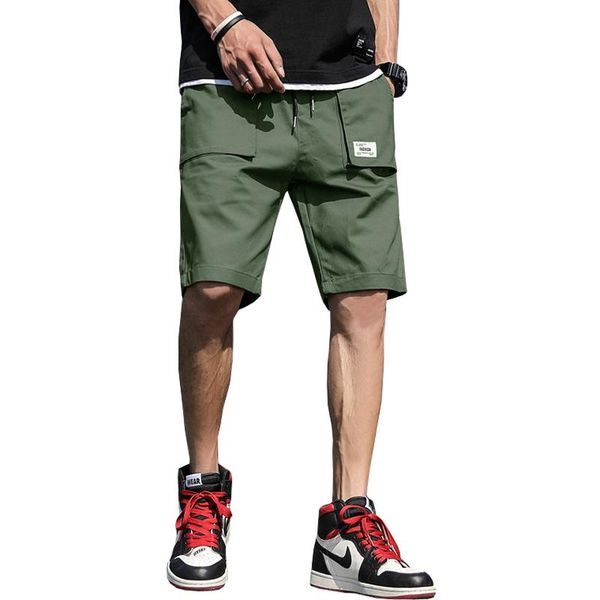 men's shorts men summer cargo 2021 streetwear masculino jogger man army green casual overalls, White;black
men's shorts men summer cargo 2021 streetwear masculino jogger man army green casual overalls, White;black