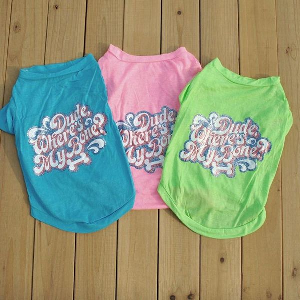 dog apparel fresh candy color printed words pet t-shirt cotton spring and summer clothes blue light green
dog apparel fresh candy color printed words pet t-shirt cotton spring and summer clothes blue light green