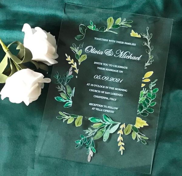 greeting cards custom 10pcs acrylic wedding invitation, invites,acrylic invitation,transparent invitation,eucalyptus design invitations
greeting cards custom 10pcs acrylic wedding invitation, invites,acrylic invitation,transparent invitation,eucalyptus design invitations