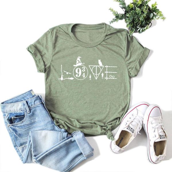 women's t-shirt her love daily wear graphic t shirts for women cotton short sleeve tee female shirt summer casual print clothes gift, White
women's t-shirt her love daily wear graphic t shirts for women cotton short sleeve tee female shirt summer casual print clothes gift, White