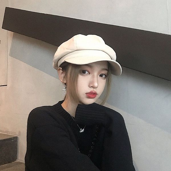 brand caps hat female autumn and winter british painter beret male korean cap version versatile japanese version cute, Blue;gray
brand caps hat female autumn and winter british painter beret male korean cap version versatile japanese version cute, Blue;gray