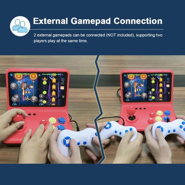 video console handheld game arcade joystick built-in 2400 games 9.0-inch screen music player hd output support wired gamepad portable player
video console handheld game arcade joystick built-in 2400 games 9.0-inch screen music player hd output support wired gamepad portable player