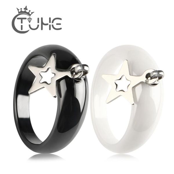 cluster rings 316 stainless steel star for women vintage wedding ceramic ring midi finger anillos mujer irregular personality jewelry, Golden;silver
cluster rings 316 stainless steel star for women vintage wedding ceramic ring midi finger anillos mujer irregular personality jewelry, Golden;silver