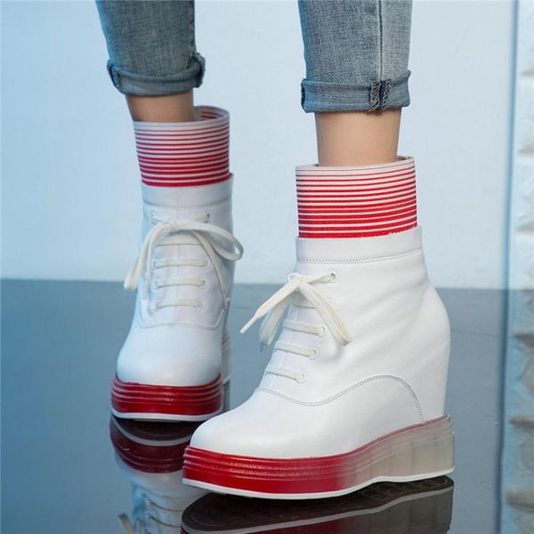 dress shoes tennis women lace up cow leather wedges high heel punk party pumps platform trainers casual winter oxfords, Black
dress shoes tennis women lace up cow leather wedges high heel punk party pumps platform trainers casual winter oxfords, Black