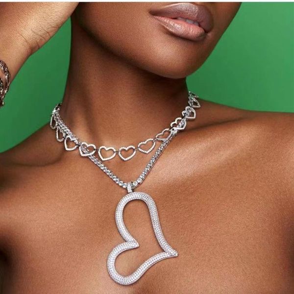 chokers big crystal irregular heart pendant necklace choker hip hop jewelry for girl rhinestone chain collar accessories, Golden;silver
chokers big crystal irregular heart pendant necklace choker hip hop jewelry for girl rhinestone chain collar accessories, Golden;silver