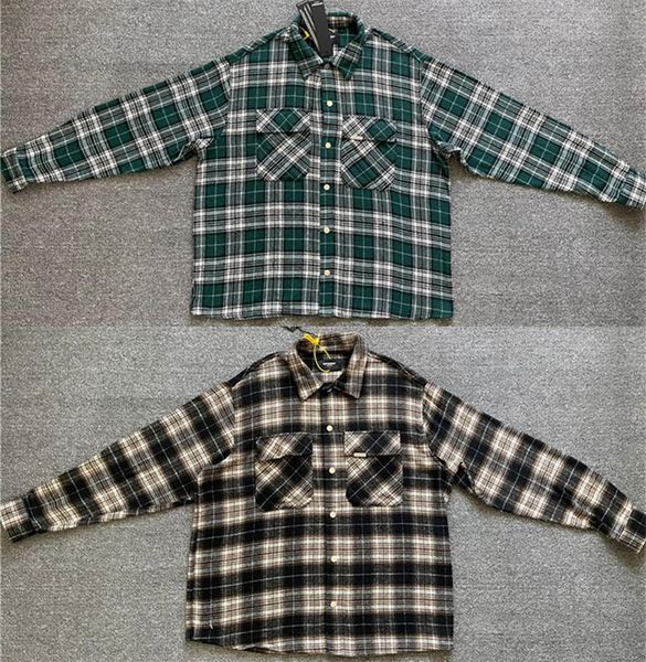 men's casual shirts vintage represent men women 1:1 high-quality double pockets overshirt allover lattice long sleeve blouse, White;black
men's casual shirts vintage represent men women 1:1 high-quality double pockets overshirt allover lattice long sleeve blouse, White;black