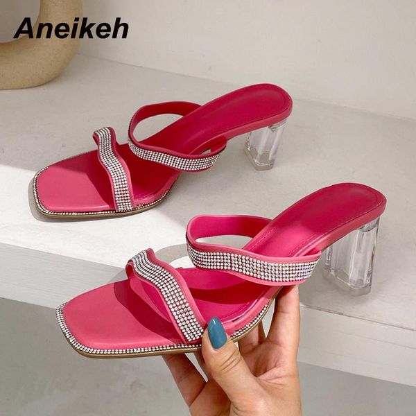 slippers aneikeh women shoes summer pu bling stiletto heels shallow slides concise fashion party crystal with polka dot, Black
slippers aneikeh women shoes summer pu bling stiletto heels shallow slides concise fashion party crystal with polka dot, Black