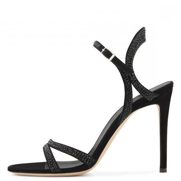 sandals summer fashion big size black suede rhinestones stiletto buckle banquet dress all-match thin strap women's shoes
sandals summer fashion big size black suede rhinestones stiletto buckle banquet dress all-match thin strap women's shoes