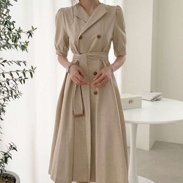 korean female summer 3 high-waist double breasted puff casual sleeve lace-up stylish dress long trdr, Black;gray
korean female summer 3 high-waist double breasted puff casual sleeve lace-up stylish dress long trdr, Black;gray