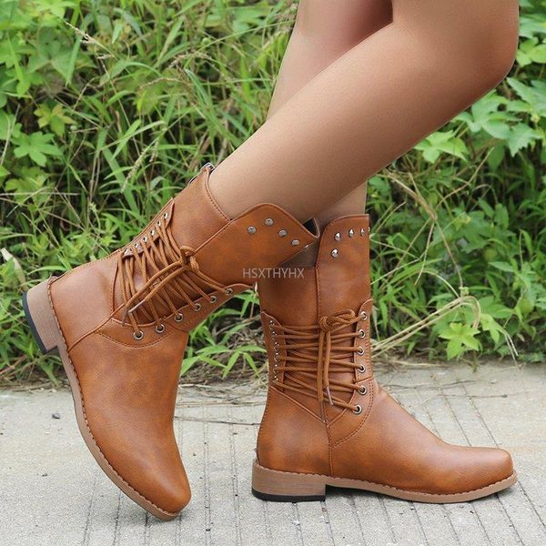boots woman mid calf women lace up rivet low heels female zip footwear ladies leather short women's shoes plus size35-43, Black
boots woman mid calf women lace up rivet low heels female zip footwear ladies leather short women's shoes plus size35-43, Black