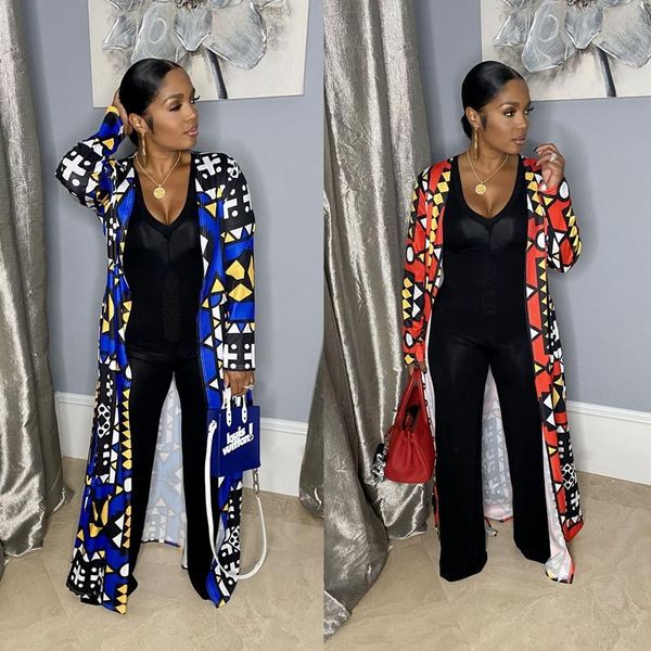 women's jackets zkyzwx print bandage long cardigan for women fashion elegant full sleeve v-neck loose pocket casual trench coats, Black;brown
women's jackets zkyzwx print bandage long cardigan for women fashion elegant full sleeve v-neck loose pocket casual trench coats, Black;brown