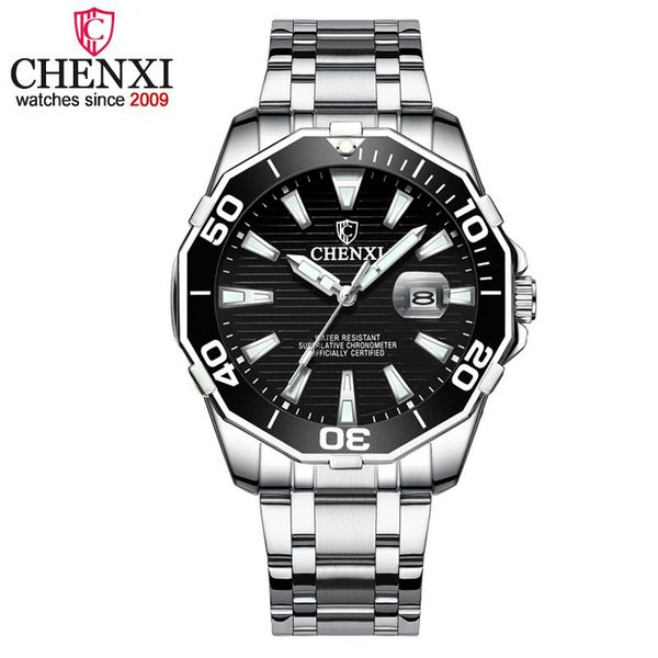clearance sale 2021 chenxi men's stainless steel quartz watches men sports classic for reloj de lujo hombre wristwatches, Slivery;brown
clearance sale 2021 chenxi men's stainless steel quartz watches men sports classic for reloj de lujo hombre wristwatches, Slivery;brown