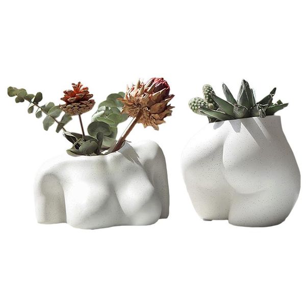 nordic style female body plant pot resin flower vase chest bushaped planter for modern home office decor ornaments decorative objects & figu
nordic style female body plant pot resin flower vase chest bushaped planter for modern home office decor ornaments decorative objects & figu