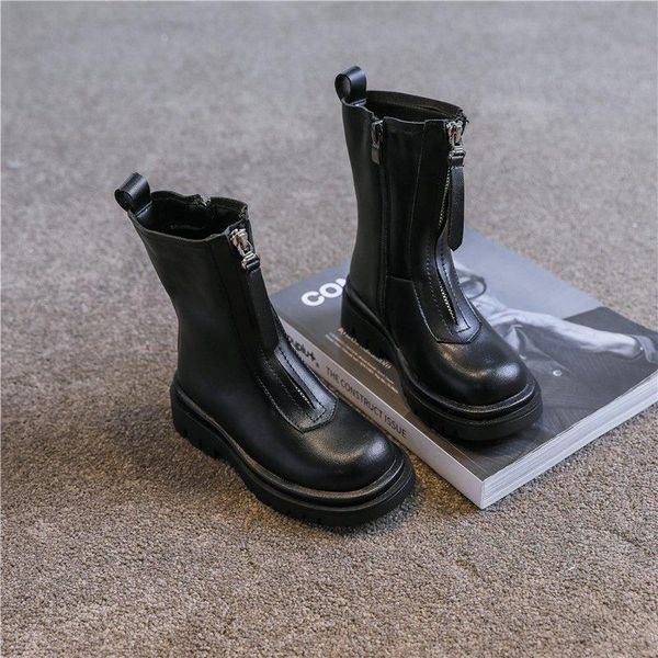 boots children fashion mid-2022 princess front zipper design long girls autumn leather, Black;grey
boots children fashion mid-2022 princess front zipper design long girls autumn leather, Black;grey