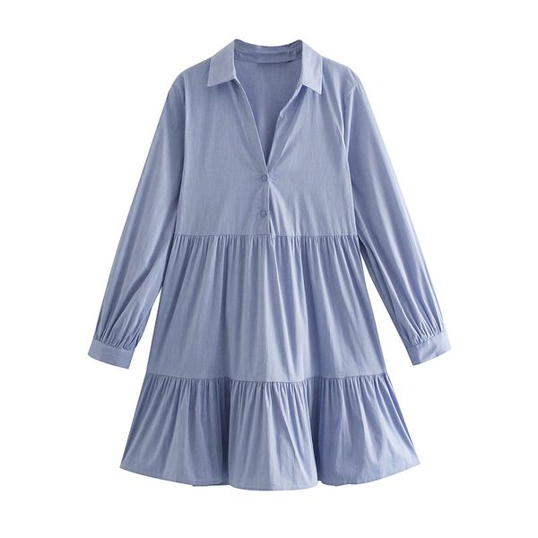 women chic with buttons draped mini dress sweet v neck long sleeve female short dresses vestidos mujer 210430, Black;gray
women chic with buttons draped mini dress sweet v neck long sleeve female short dresses vestidos mujer 210430, Black;gray