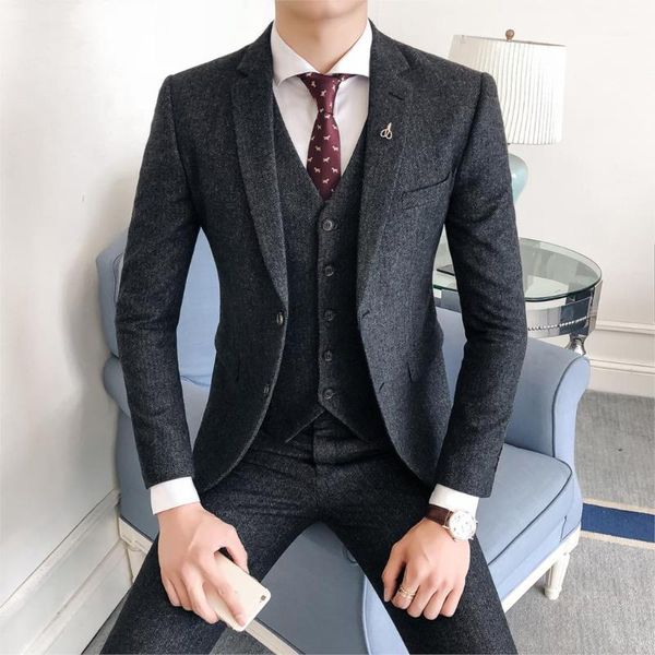 men suits for wedding dress 50% wool forwal wear jackets+suit pants+vest slim casual blazer size3xl men's & blazers, White;black
men suits for wedding dress 50% wool forwal wear jackets+suit pants+vest slim casual blazer size3xl men's & blazers, White;black